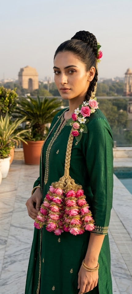 Shahi Gulab Floral Parandaa